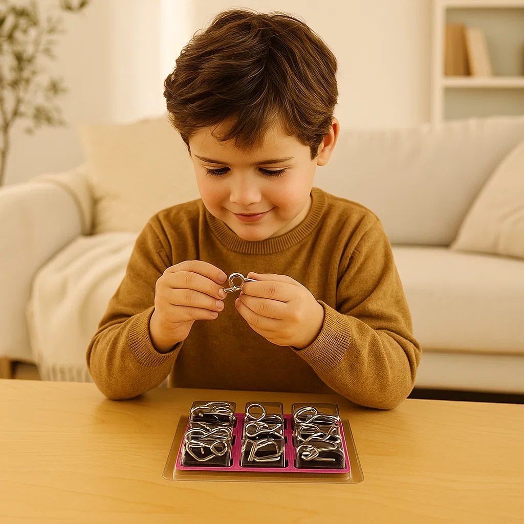 Metallpusselringset ⎜ Hjärngymnastik