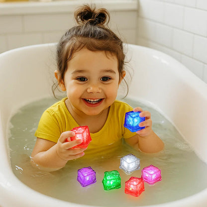 Lysande badkuber – leksak för barn, 6-pack