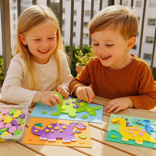 Kreativt klistermärkesset för barn