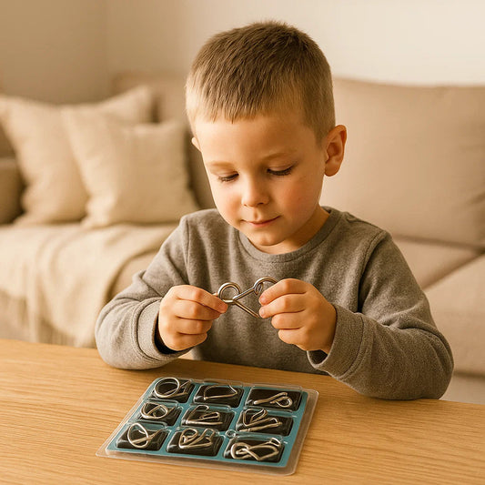 Metallpusselringset ⎜ Hjärngymnastik