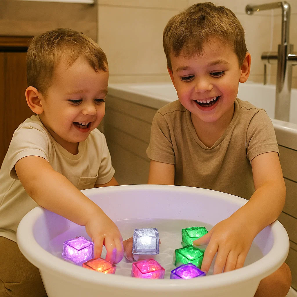 Lysande badkuber – leksak för barn, 6-pack