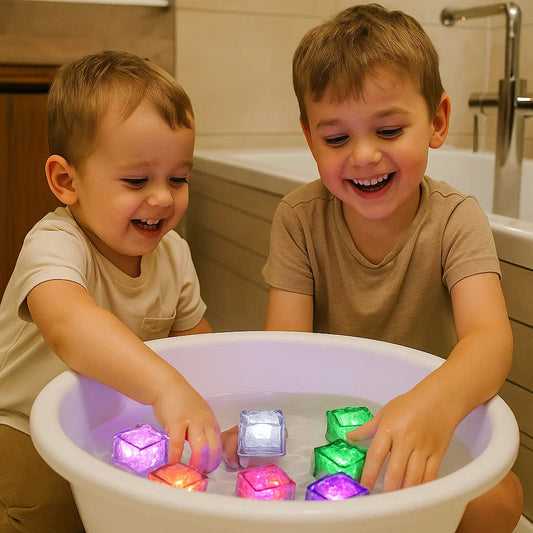 Lysande badkuber – leksak för barn, 6-pack