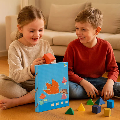 Genial geometri­bok för barn