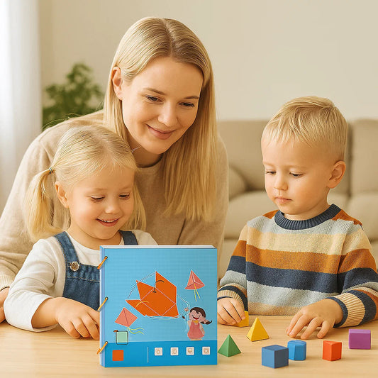 Genial geometri­bok för barn