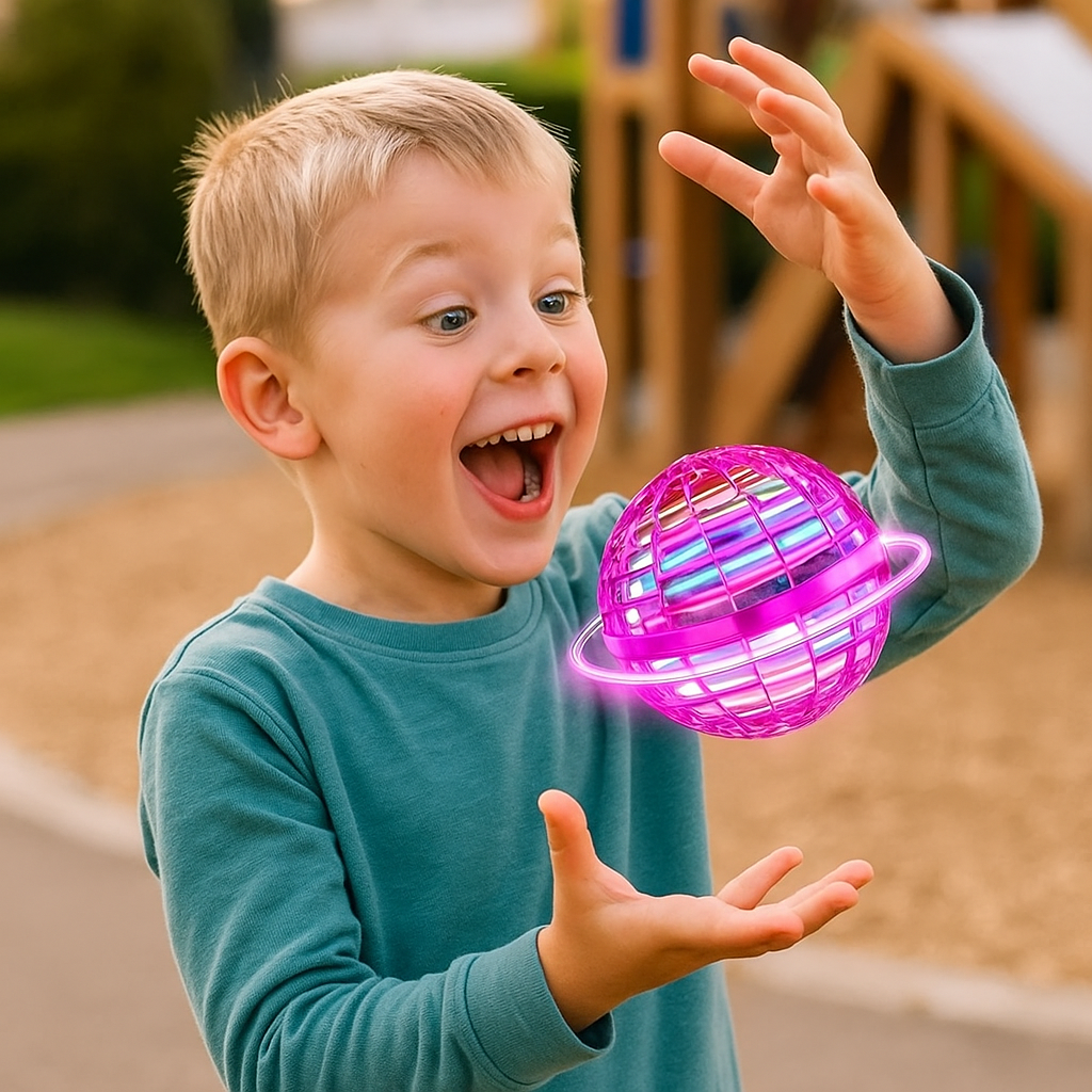 Lysande svävboll för barn