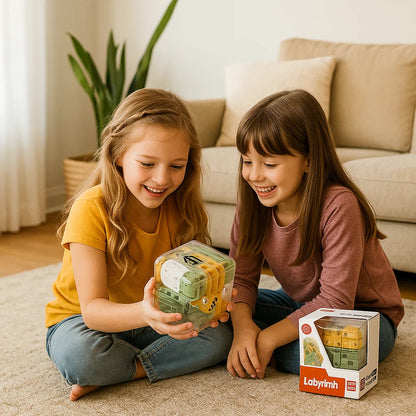 3D labyrint pusselkub