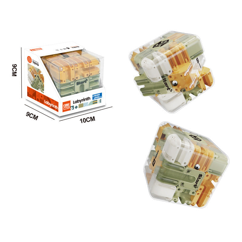 3D labyrint pusselkub