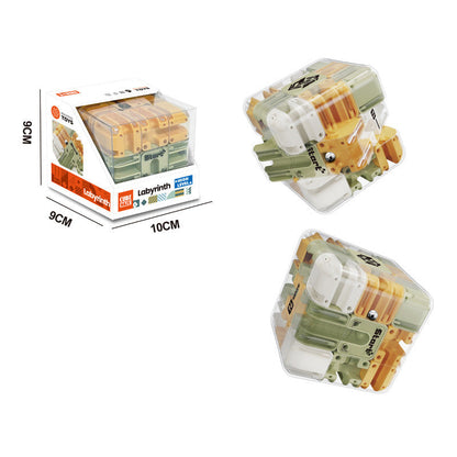 3D labyrint pusselkub