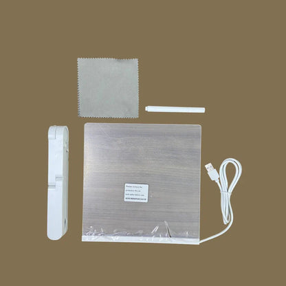 LED-skrivtavla För barn | Återanvändbar upplyst yta för kreativa anteckningar , konst och lärande